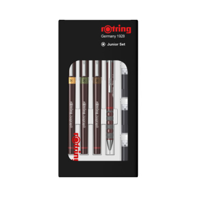 Zestaw isografów Rotring Combi Junior 0.2/0.3/0.5 mm + akcesoria